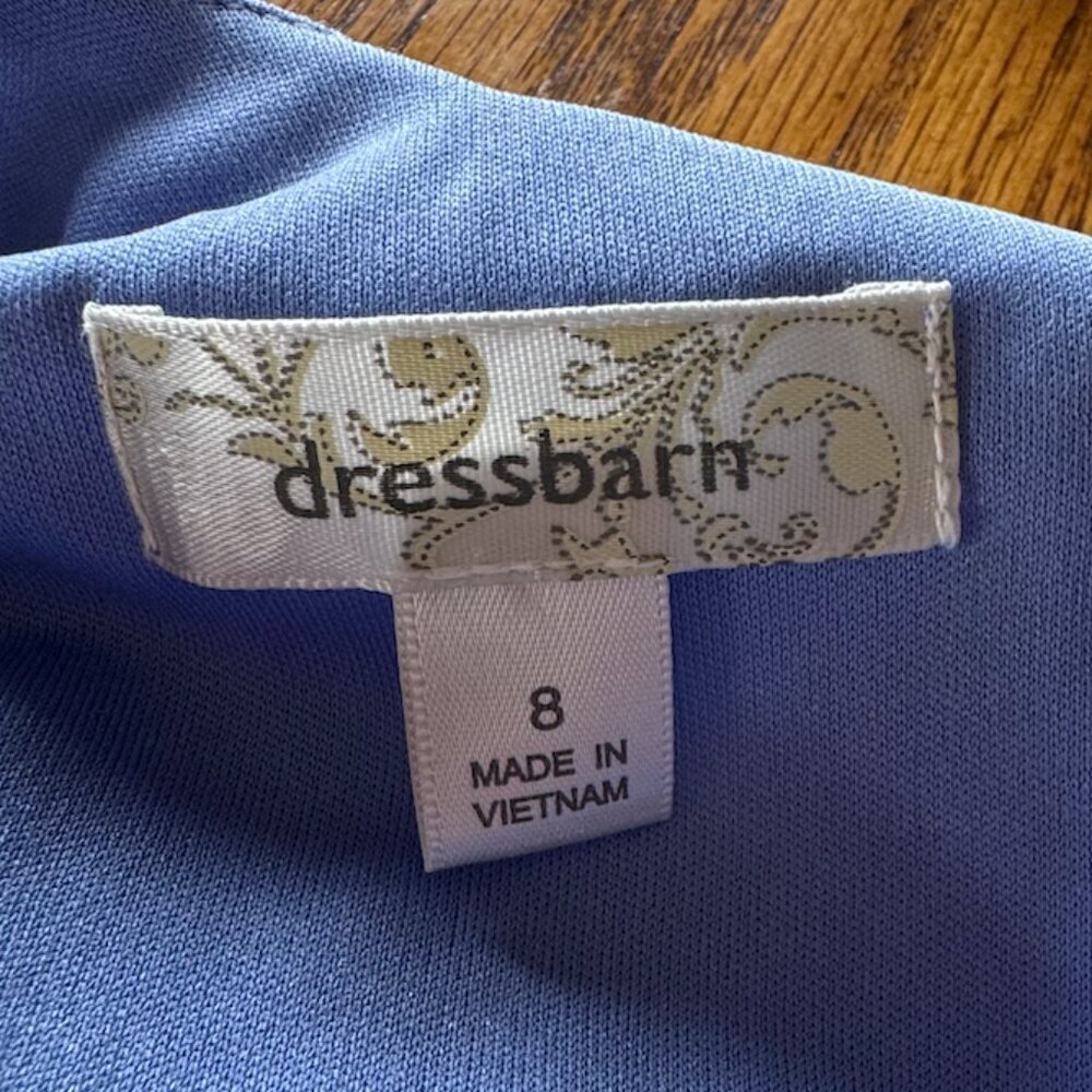 Dressbarn V Neck flowy dress Size 8 - Picture 4 of 5